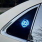 Logótipo LED recarregável para automóvel - Efeito de luz néon