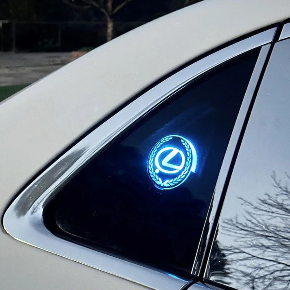 Logótipo LED recarregável para automóvel - Efeito de luz néon