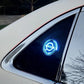 Logótipo LED recarregável para automóvel - Efeito de luz néon