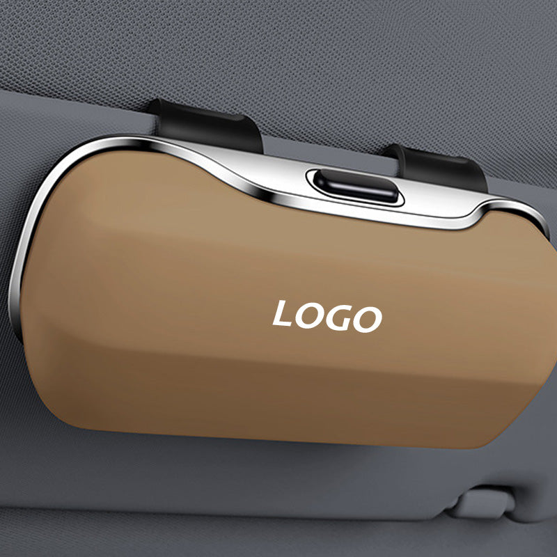 Multifunctional car sunglasses case