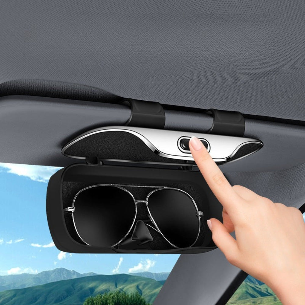 Multifunctional car sunglasses case