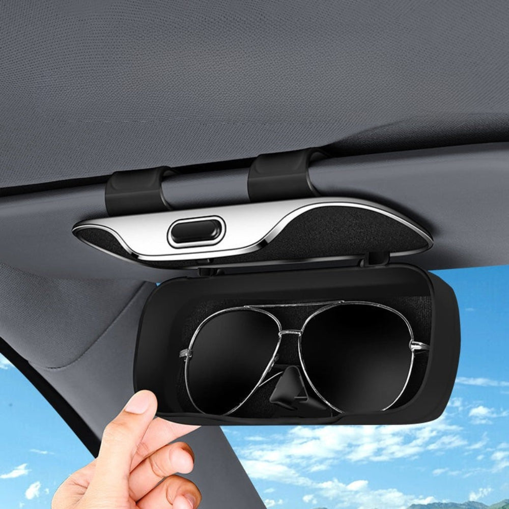Multifunctional car sunglasses case